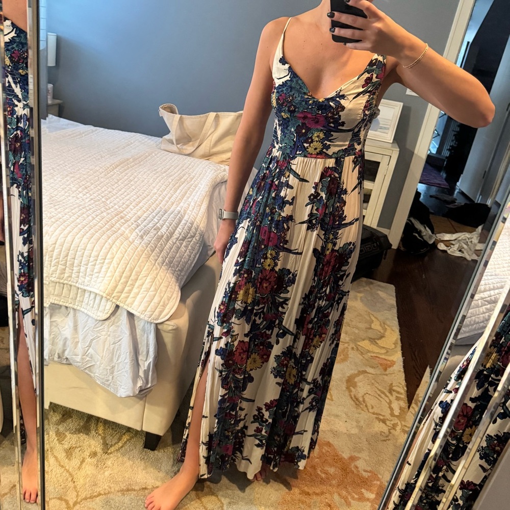Free People Floral Maxi Dress